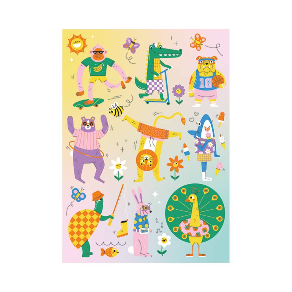 Puzzle Holiyay Animaux festifs par Catherine Cabalerro 1000 pcs