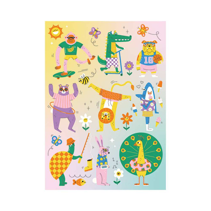Puzzle Holiyay Animaux festifs par Catherine Cabalerro 1000 pcs