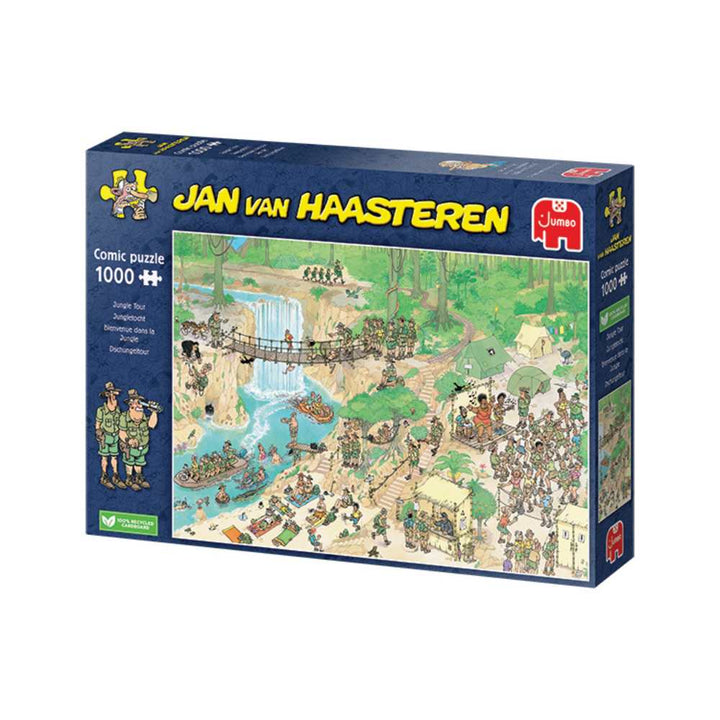 Puzzle Jumbo Bienvenue dans la jungle de Jan van Haasteren 1000 pcs