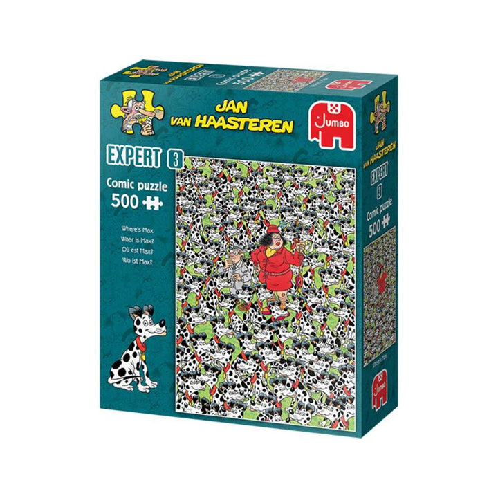 Puzzle Jumbo Collection Expert: Où est Max? Jan van Haasteren 500 pcs