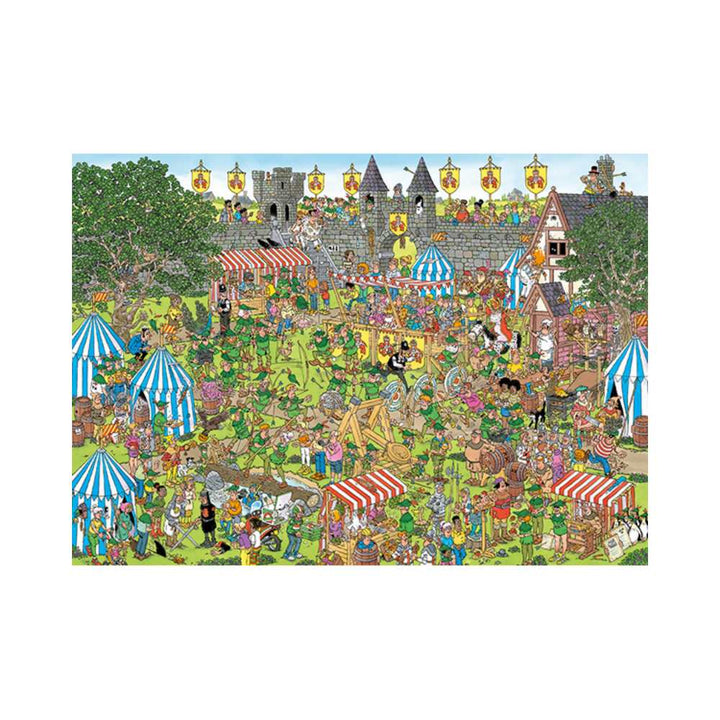 Puzzle Jumbo Festival de Robin des Bois de Jan van Haasteren 1500 pcs
