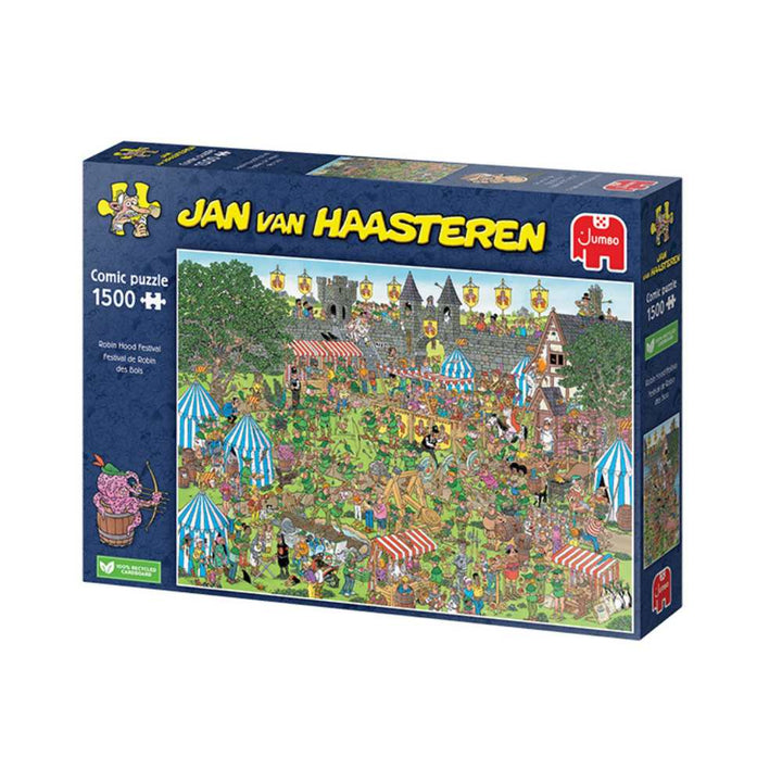 Puzzle Jumbo Festival de Robin des Bois de Jan van Haasteren 1500 pcs