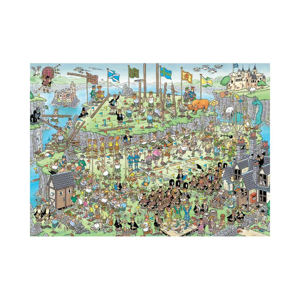 Puzzle Jumbo Highland games de Jan van Haasteren 1000 pcs
