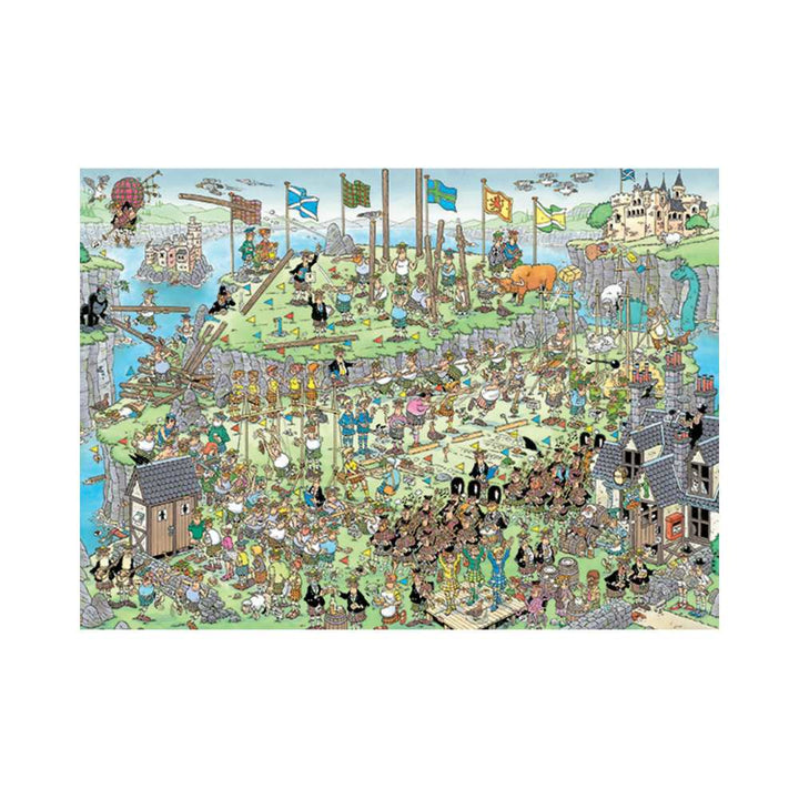 Puzzle Jumbo Highland games de Jan van Haasteren 1000 pcs