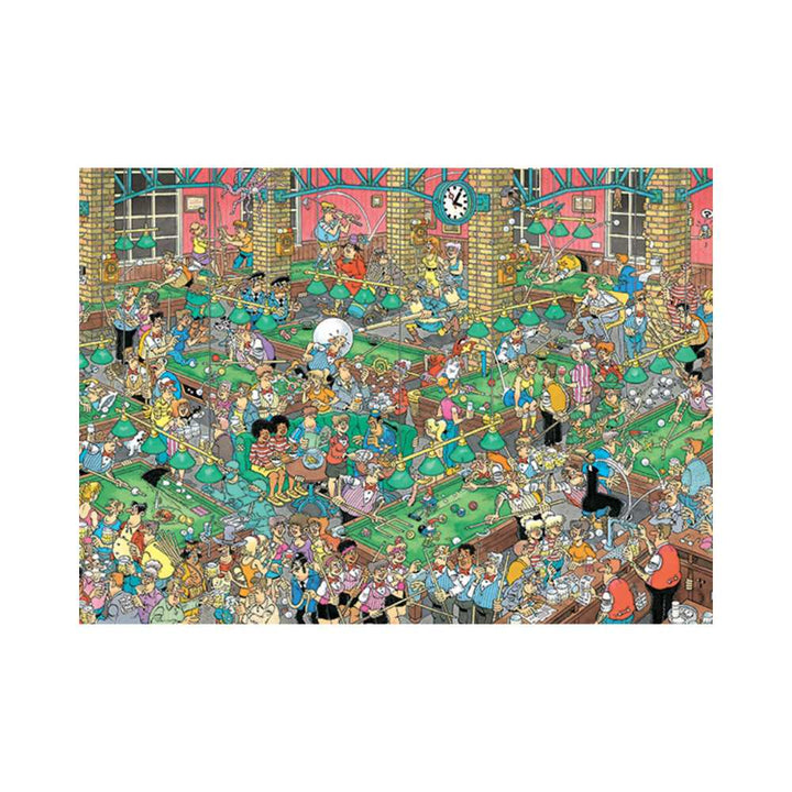 Puzzle Jumbo Jouons au billard! de Jan van Haasteren 1000 pcs