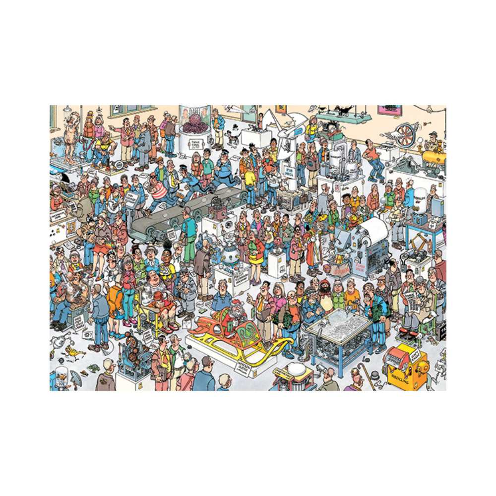 Puzzle Jumbo Le salon du futur de Jan van Haasteren 1000 pcs