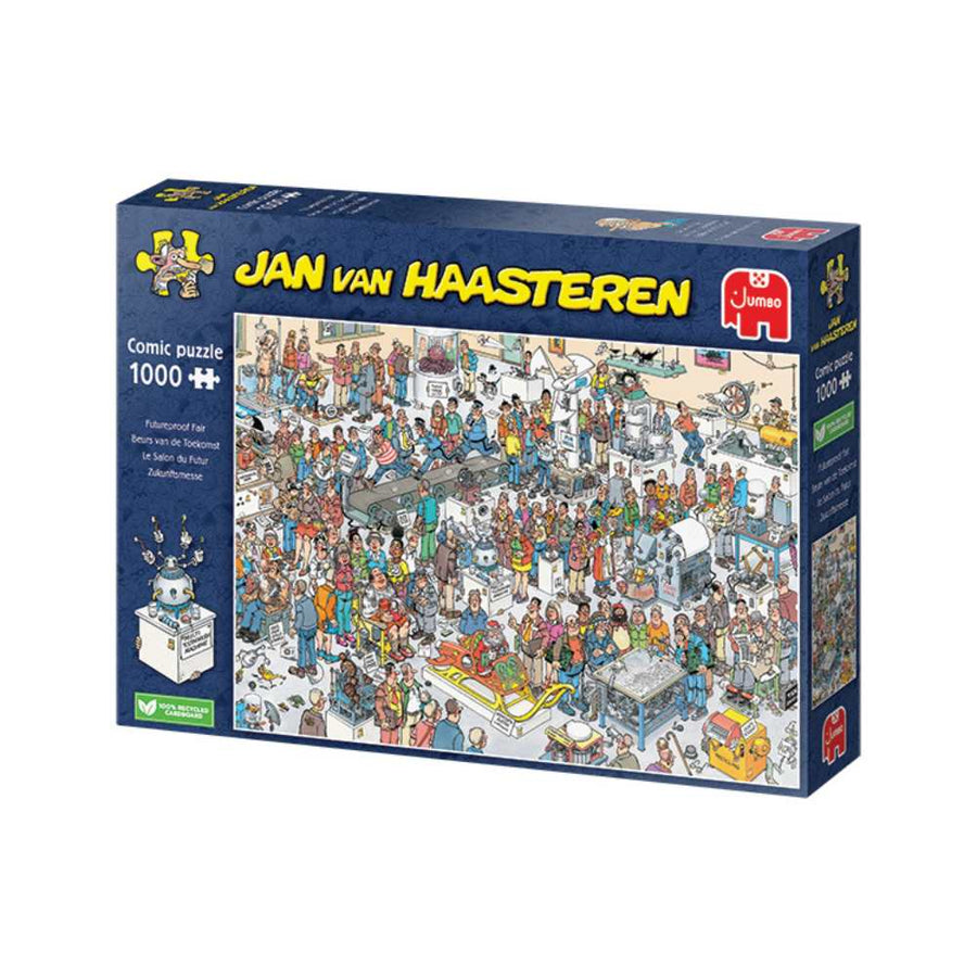 Puzzle Jumbo Le salon du futur de Jan van Haasteren 1000 pcs
