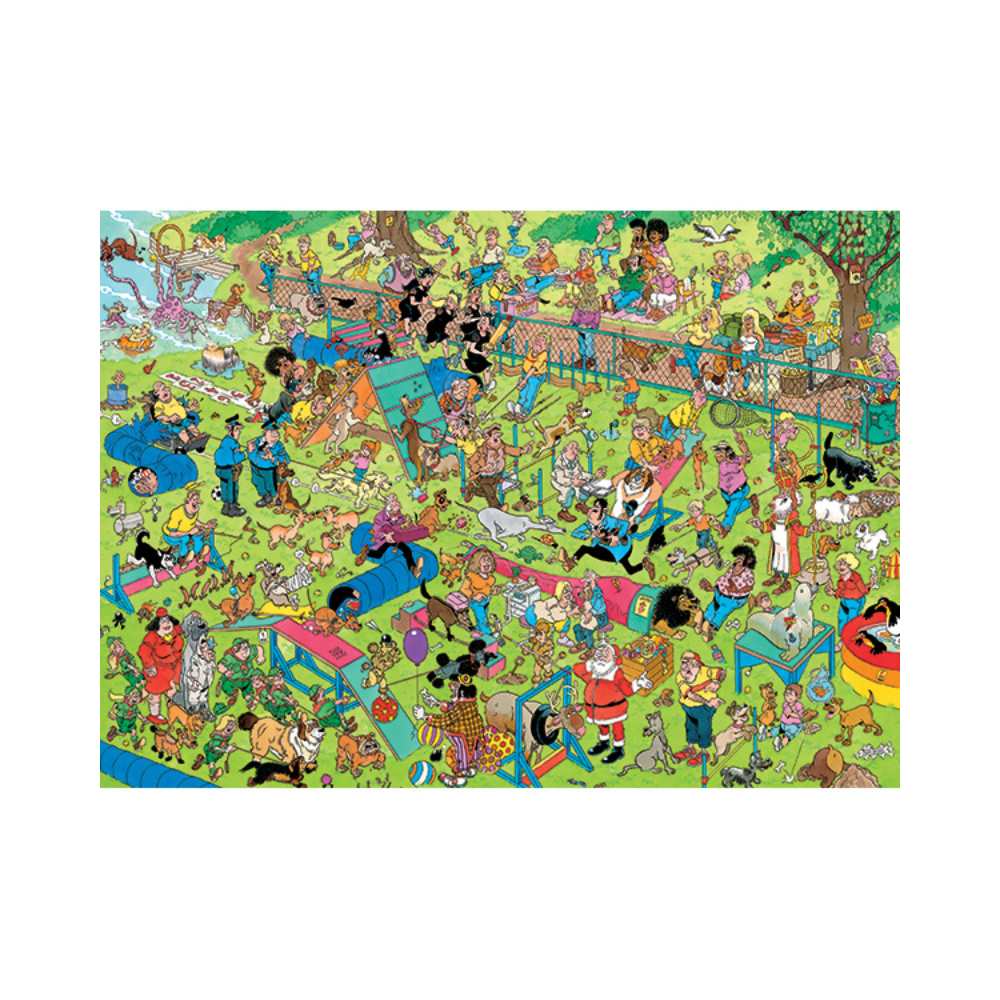Puzzle Jumbo Parcours pour chiens de Jan van Haasteren 1000 pcs
