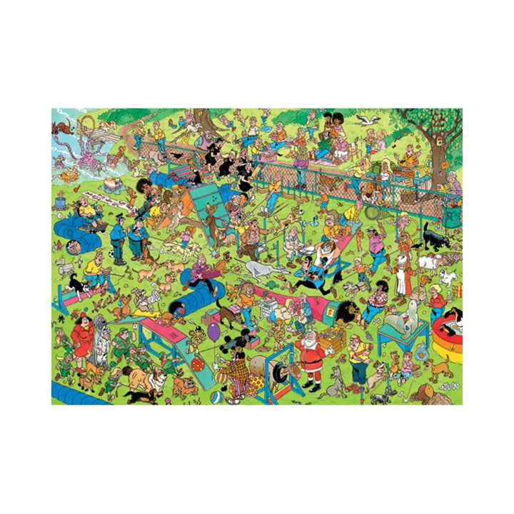 Puzzle Jumbo Parcours pour chiens de Jan van Haasteren 1000 pcs
