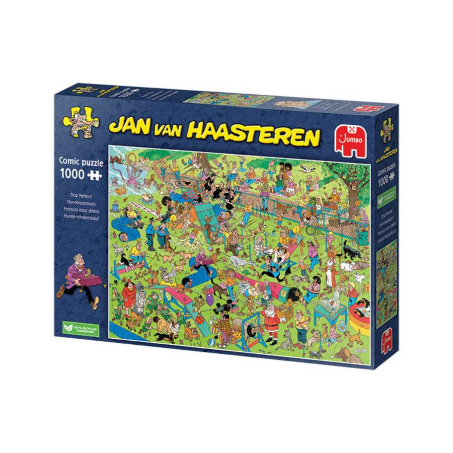 Puzzle Jumbo Parcours pour chiens de Jan van Haasteren 1000 pcs