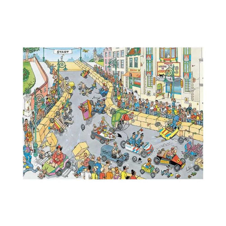 Puzzle La course de boîtes à savon de Jan van Haasteren 1000 pcs
