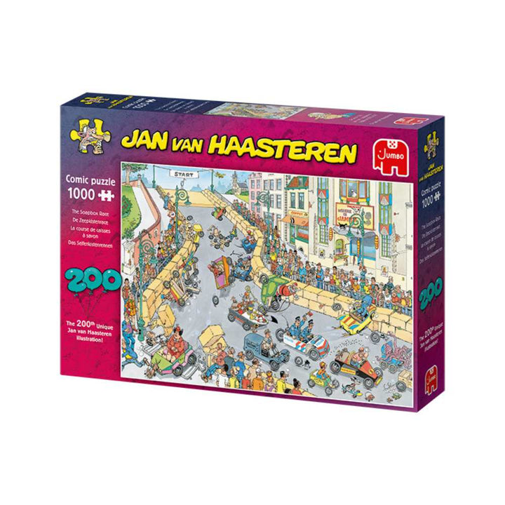 Puzzle La course de boîtes à savon de Jan van Haasteren 1000 pcs