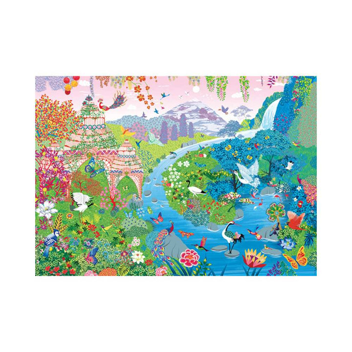 Puzzle Nathan Collection Artiste: Jardin enchante de Peggy Nille 1500