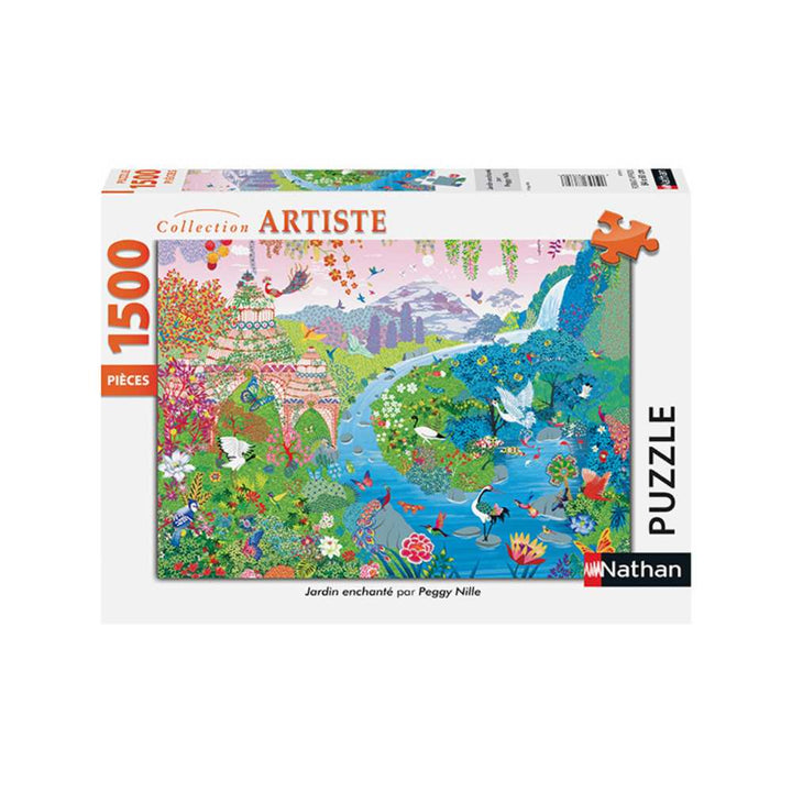 Puzzle Nathan Collection Artiste: Jardin enchante de Peggy Nille 1500