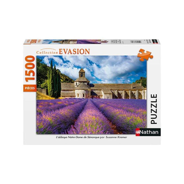 Puzzle Nathan Collection Evasion L'abbaye Notre-Dame de Sénanque 1500