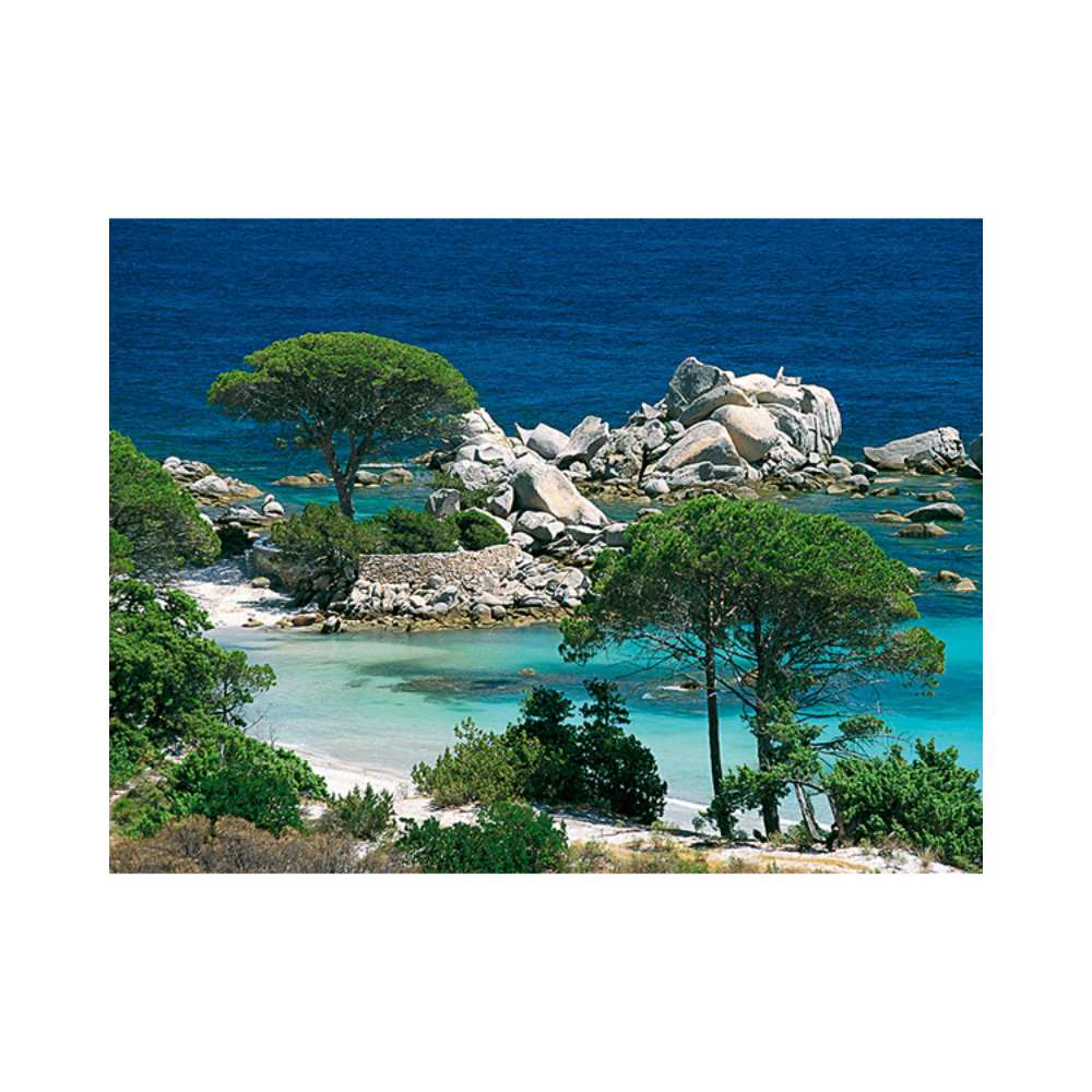 Puzzle Nathan Collection Evasion Plage de Palombaggia, Corse Sud 1000