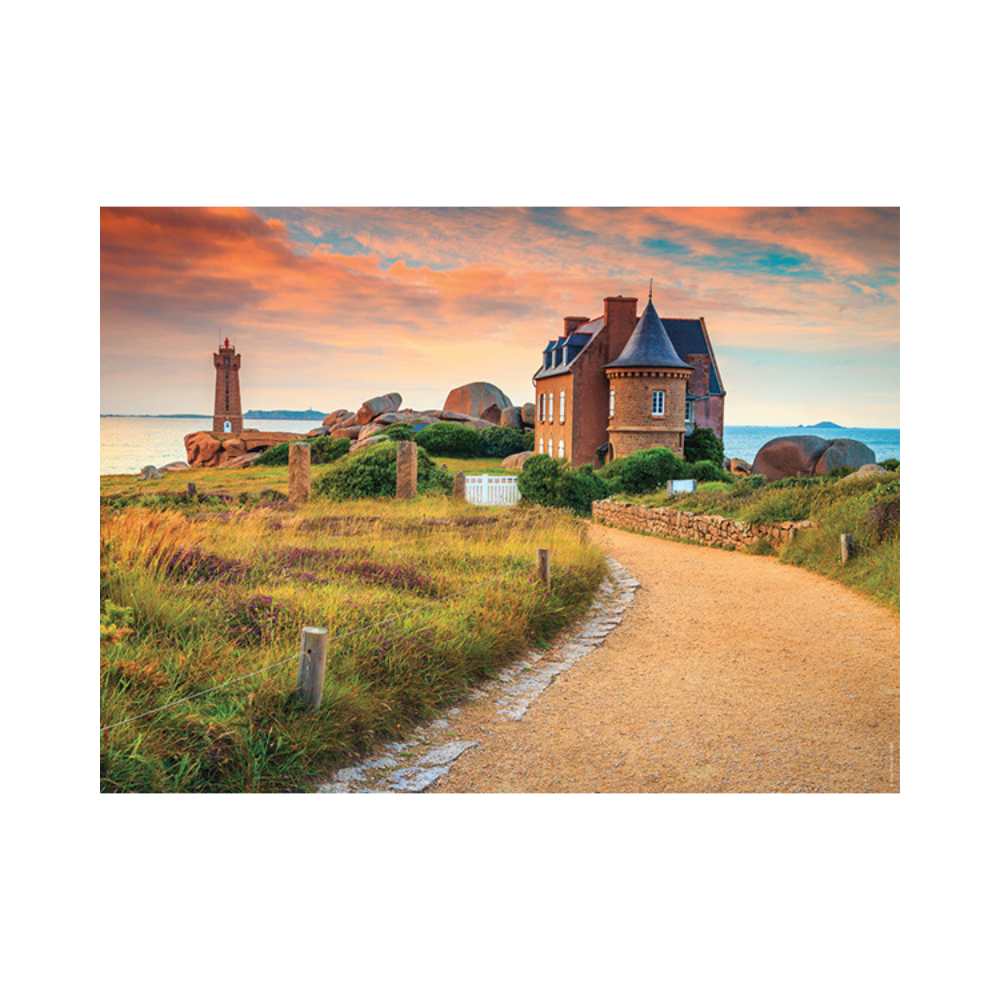 Puzzle Nathan Collection Evasion Vers le phare de Ploumanac’h Bretagne