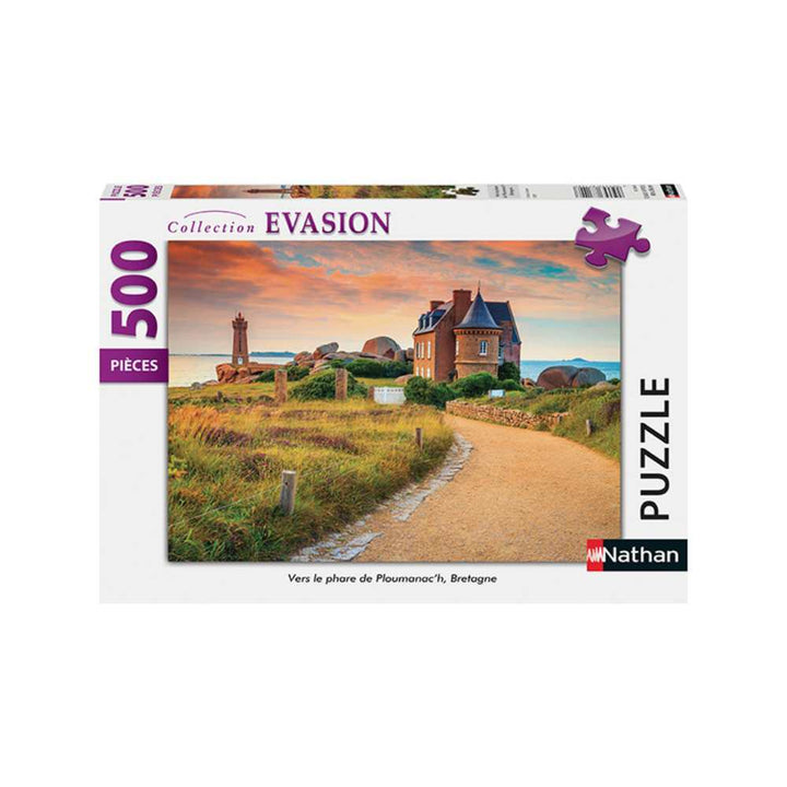 Puzzle Nathan Collection Evasion Vers le phare de Ploumanac’h Bretagne