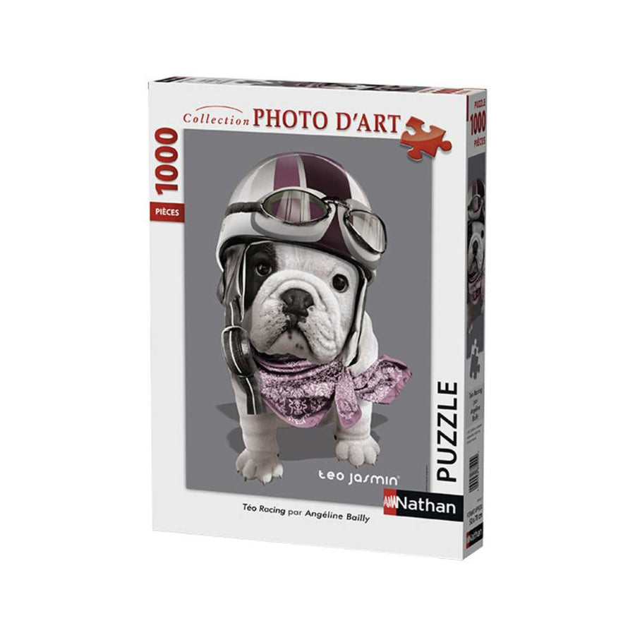 Puzzle Nathan Collection Photo d'art: Téo Racing Angéline Bailly 1000