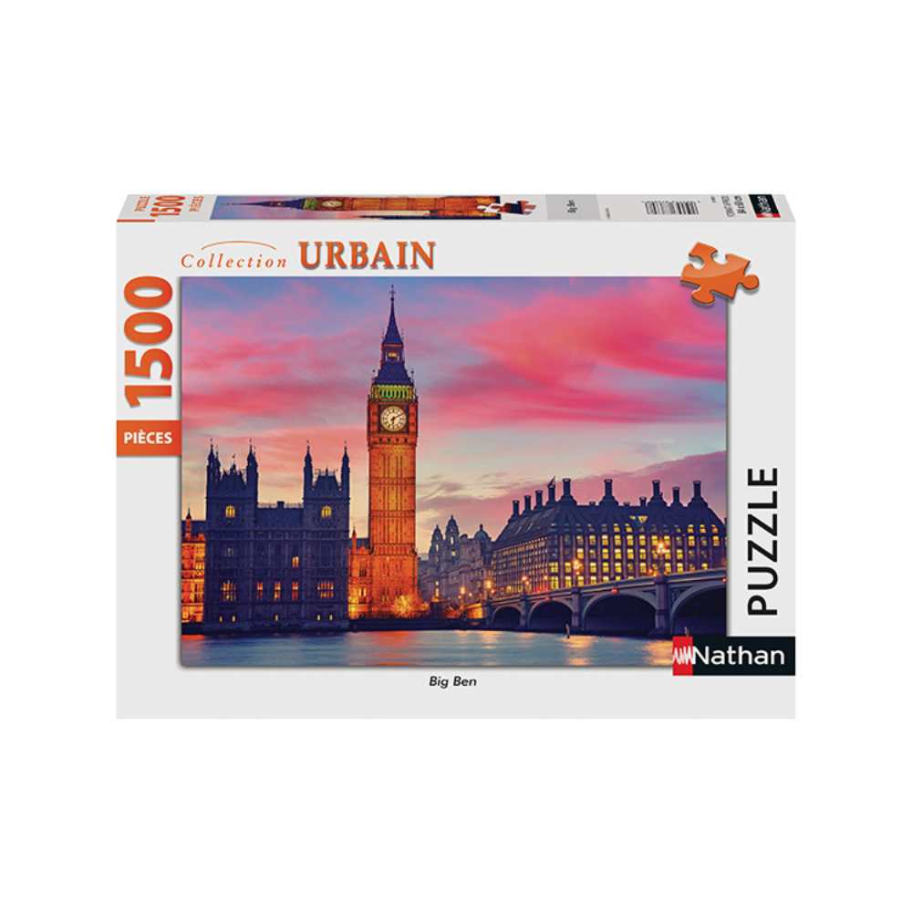 Puzzle Nathan Collection Urbain: Big Ben 1500 pcs