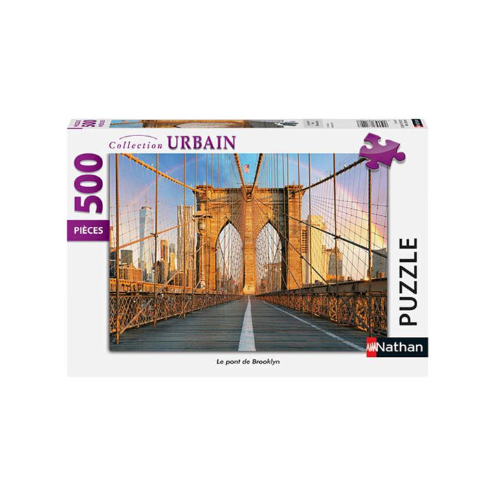 Puzzle Nathan Collection Urbain: Le pont de Brooklyn 500 pcs