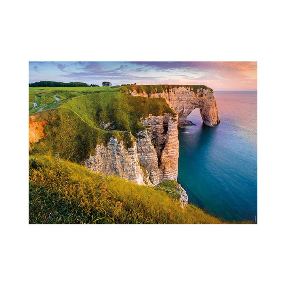 Puzzle Nathan Des racines et des ailes: Vue sur les falaises d'Etretat