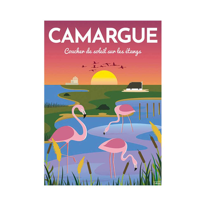 Puzzle Nathan Nostalgie: Affiche de la Camargue Louis l'Affiche 1000