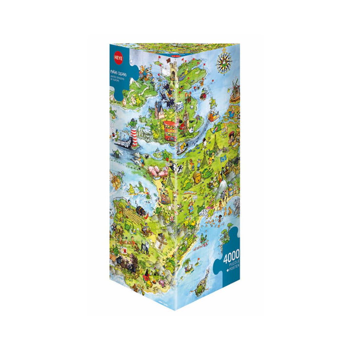 Puzzle Heye 4000: United Dragons Of Europe - Achat en ligne Canada