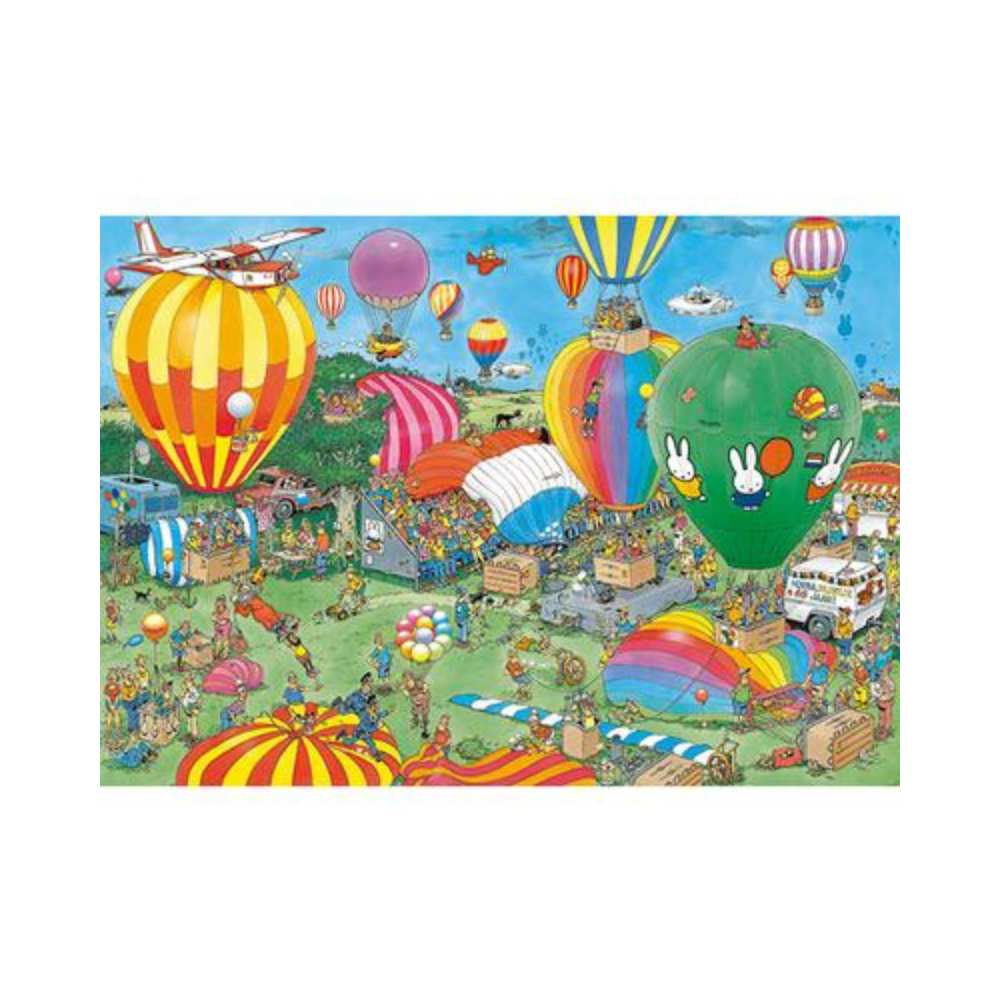 Puzzle Jumbo Hooray, Miffy 65 Years de Jan van Haasteren 1000 pcs