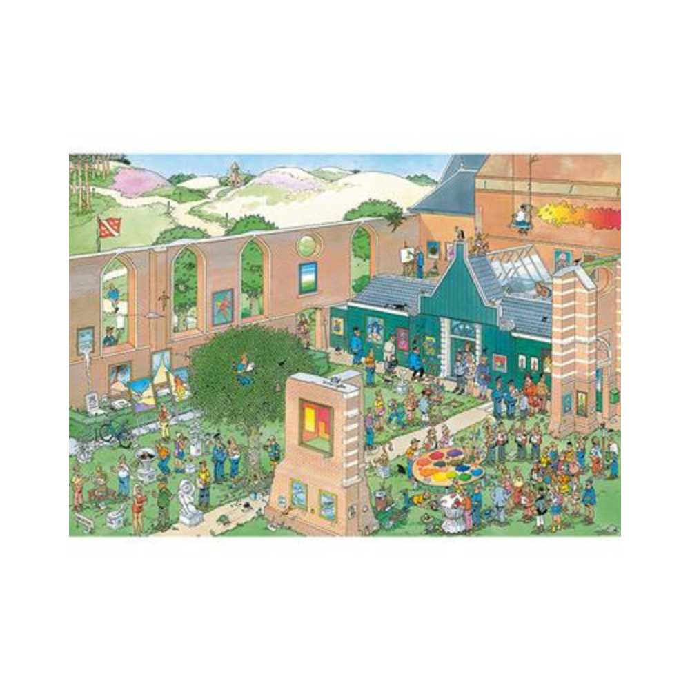 Puzzle Jumbo The Art Market de Jan van Haasteren de 2000 pcs