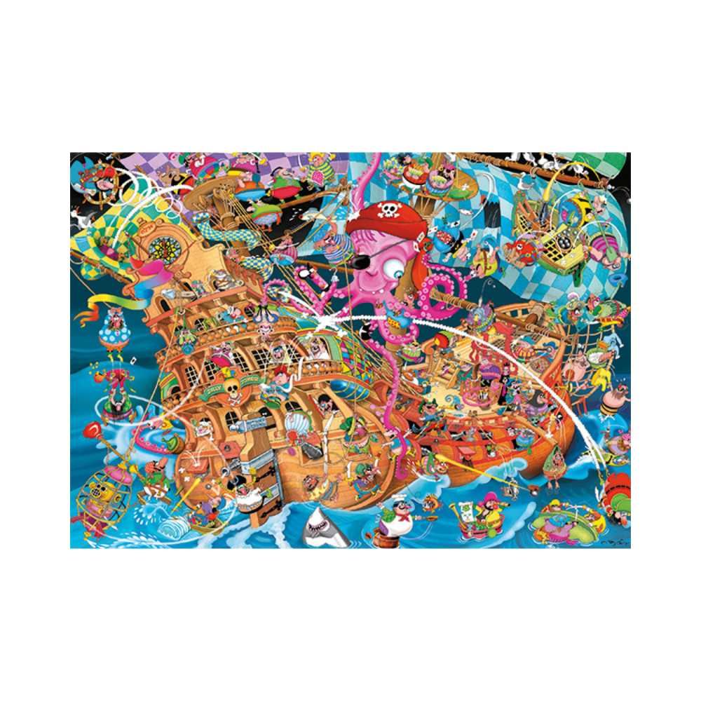 Puzzle Piatnik Le pirate rose de RJ Crisp 1000 pcs
