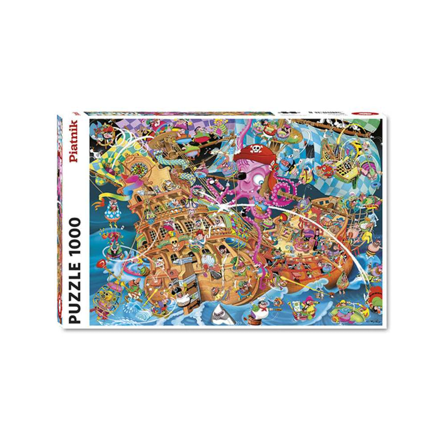 Puzzle Piatnik Le pirate rose de RJ Crisp 1000 pcs