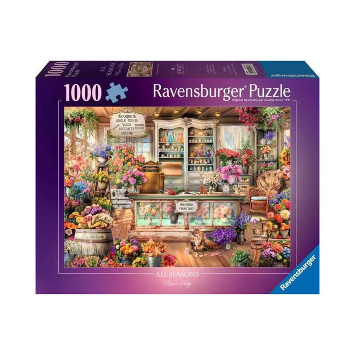 Puzzle Ravensburger All Seasons Flower Shop 1000 pcs - Achat en ligne
