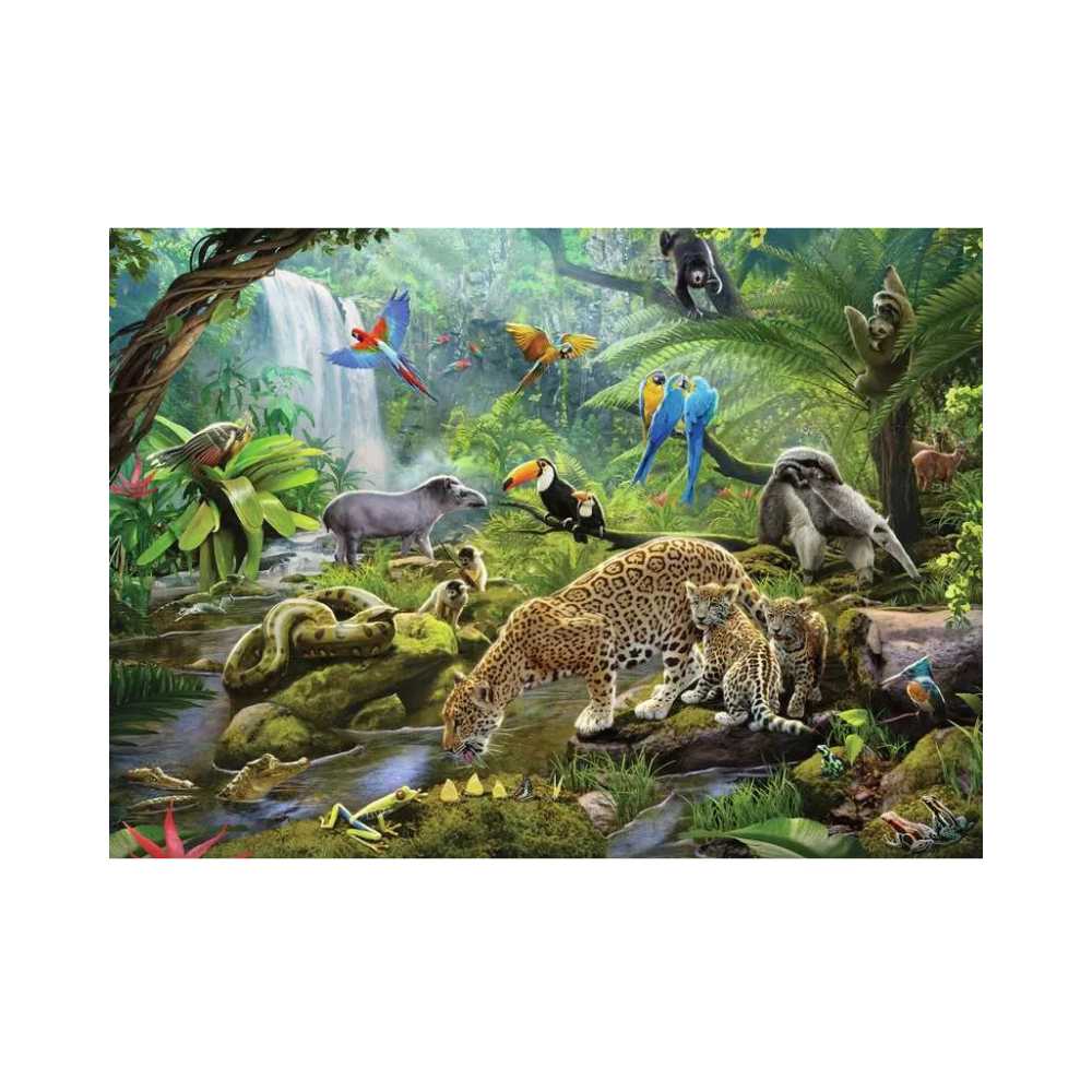 Puzzle enfants Ravensburger Rainforest Animals 60 pcs - Achat en ligne Canada