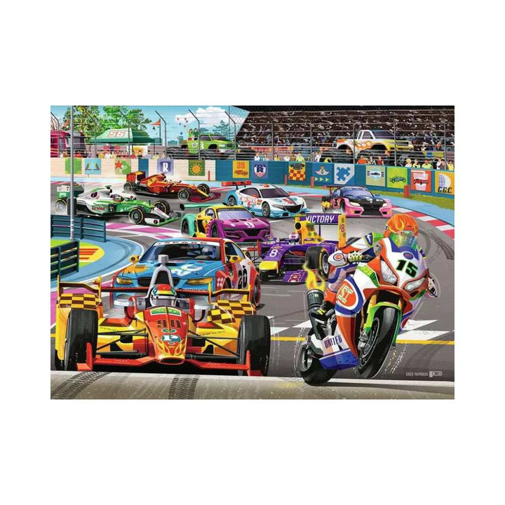 Puzzle Ravensburger enfants Racetrack Rally 60 pcs - Achat en ligne