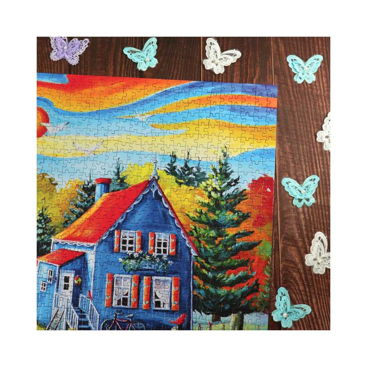 Puzzle carré JaCaRou Pur Bonheur de Suzanne Claveau 1000 pcs