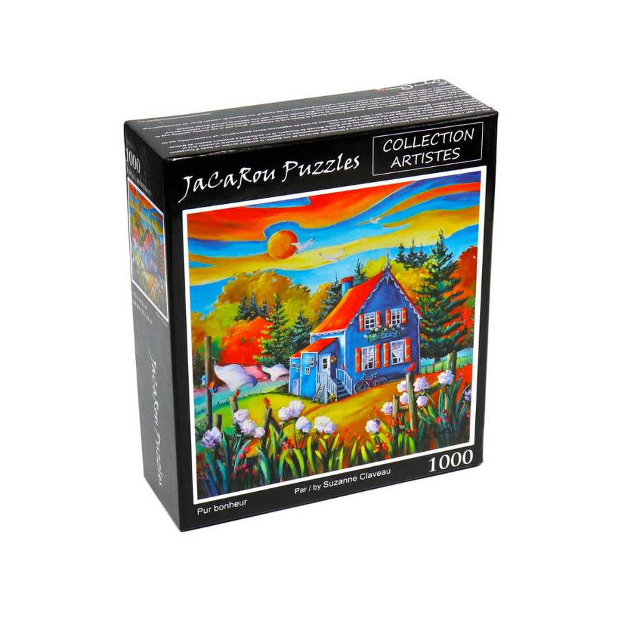 Puzzle carré JaCaRou Pur Bonheur de Suzanne Claveau 1000 pcs