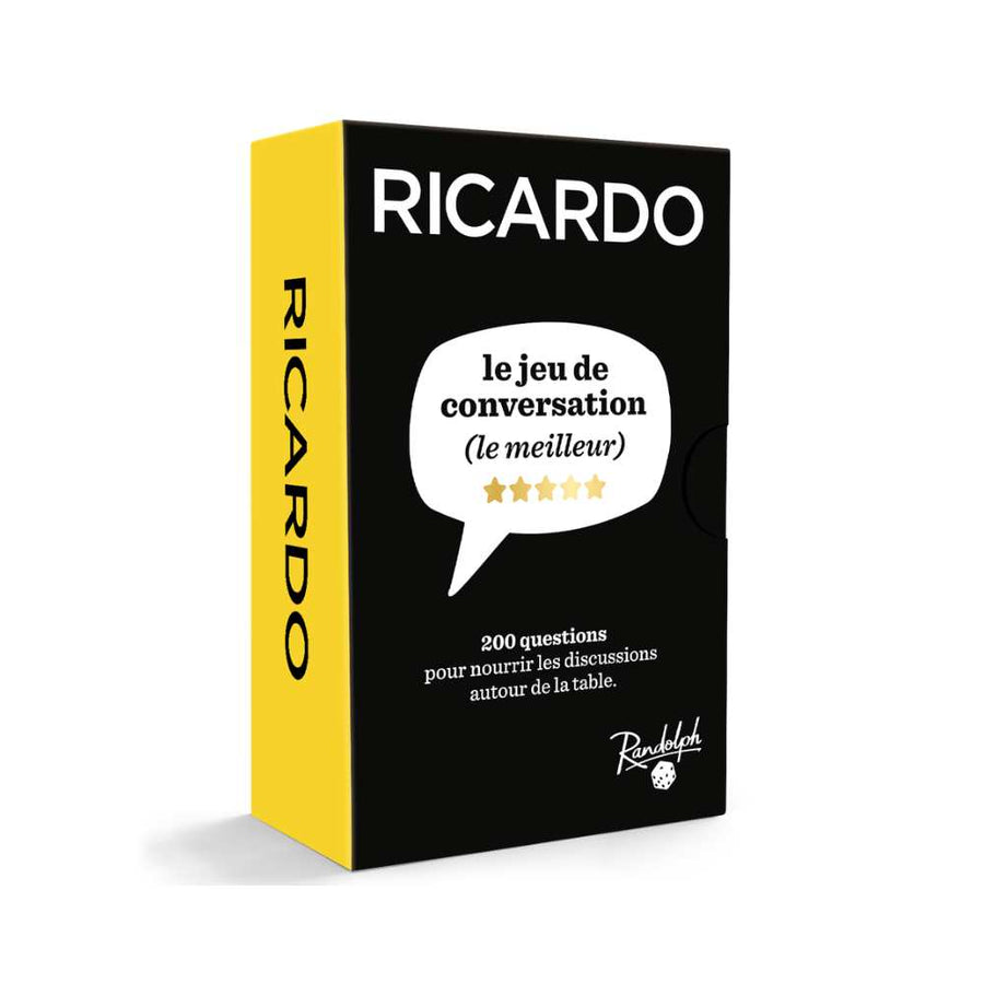 Ricardo : Le jeu de conversation (le meilleur), jeu de société party