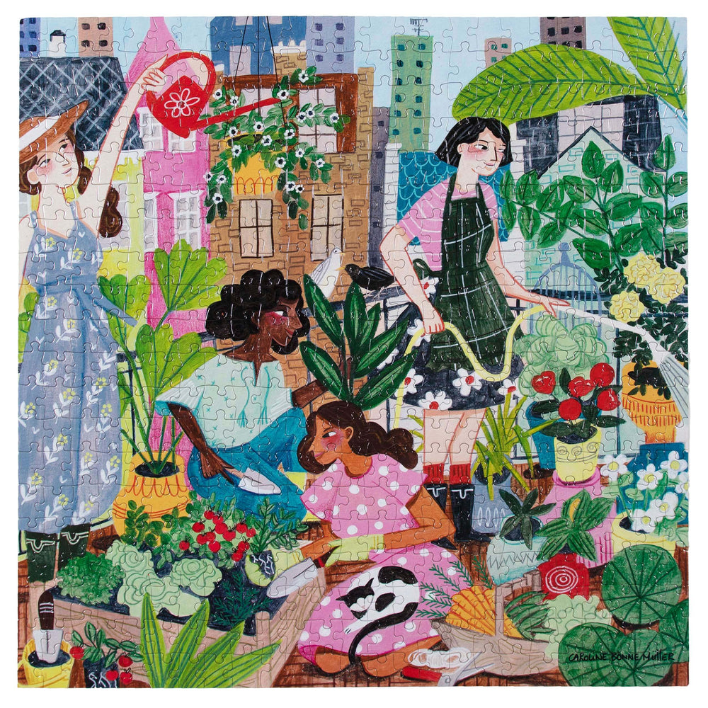 Rooftop Garden eeBoo square puzzle 500 pcs Achat en ligne à L'As des jeux