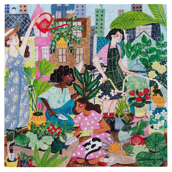 Rooftop Garden eeBoo square puzzle 500 pcs Achat en ligne à L'As des jeux