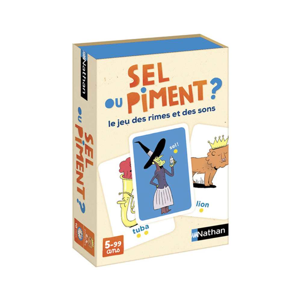 Sel ou piment? jeu de société éducatif enfants 5 ans - Achat en ligne