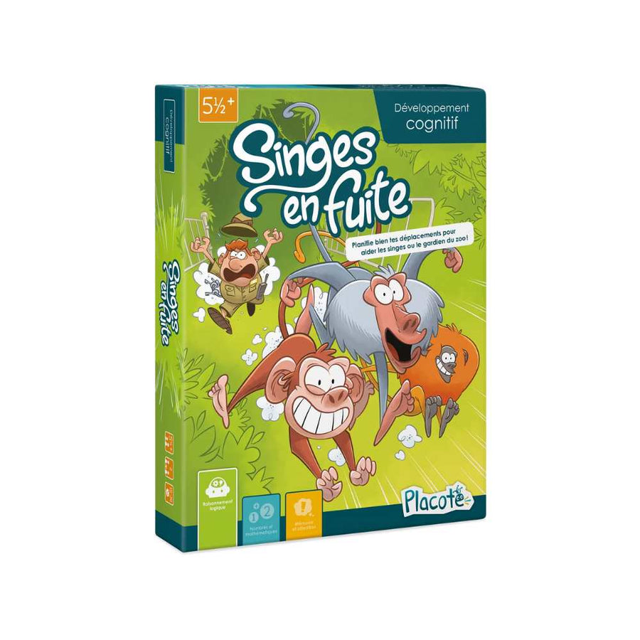 Singes en fuite, jeu éducatif 5½ ans - Achat en ligne à L'As des jeux