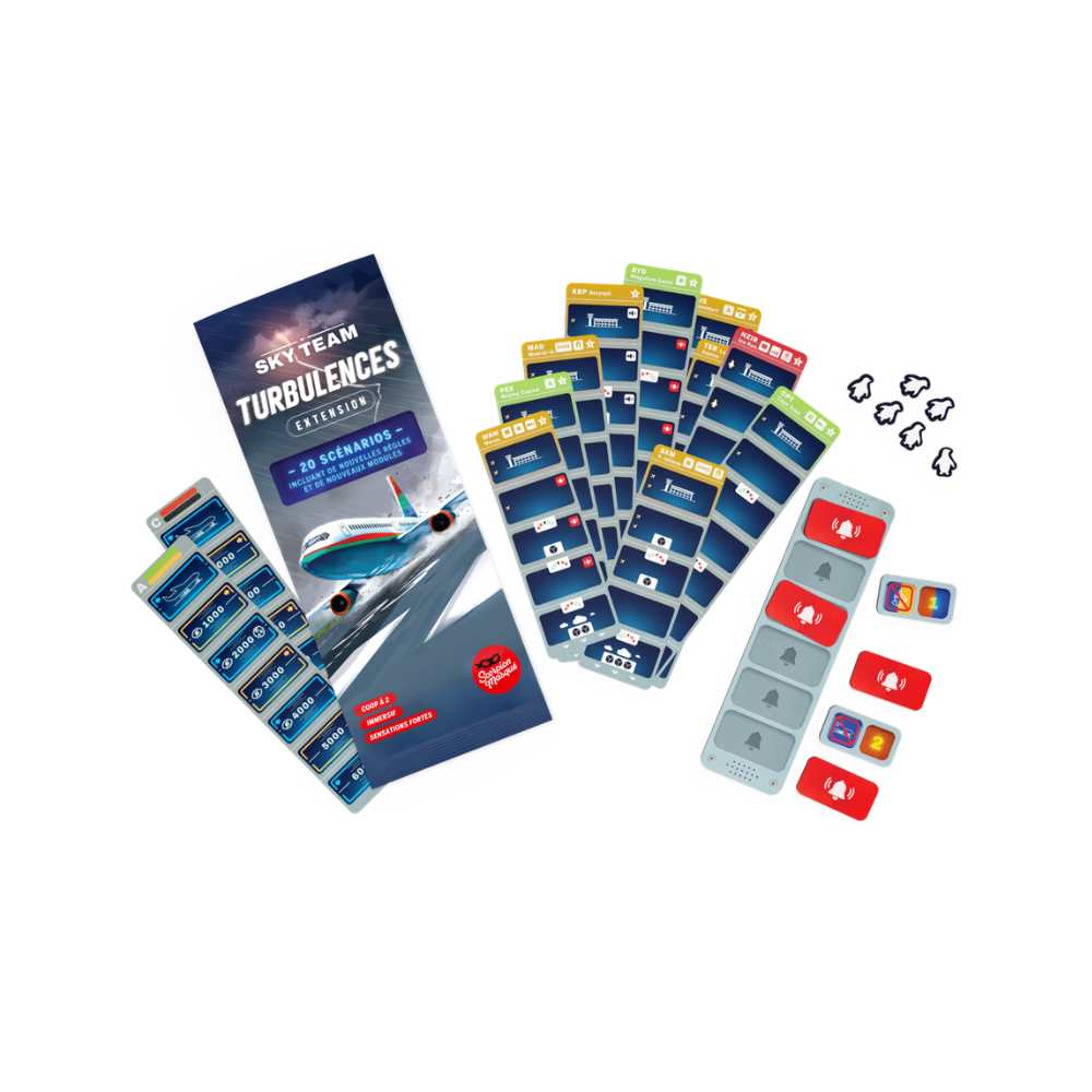 Sky Team: extension Turbulence, jeu de société 2 joueurs