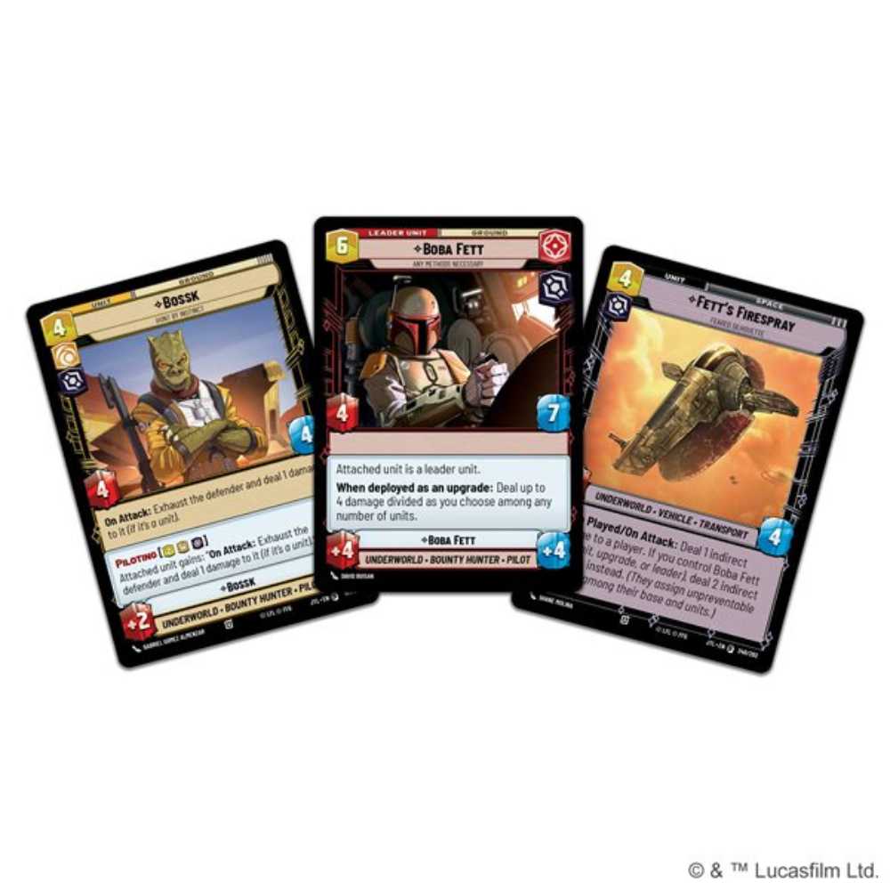 Star Wars: Unlimited-Jump to Lightspeed-Spotlight Deck: Boba Fett