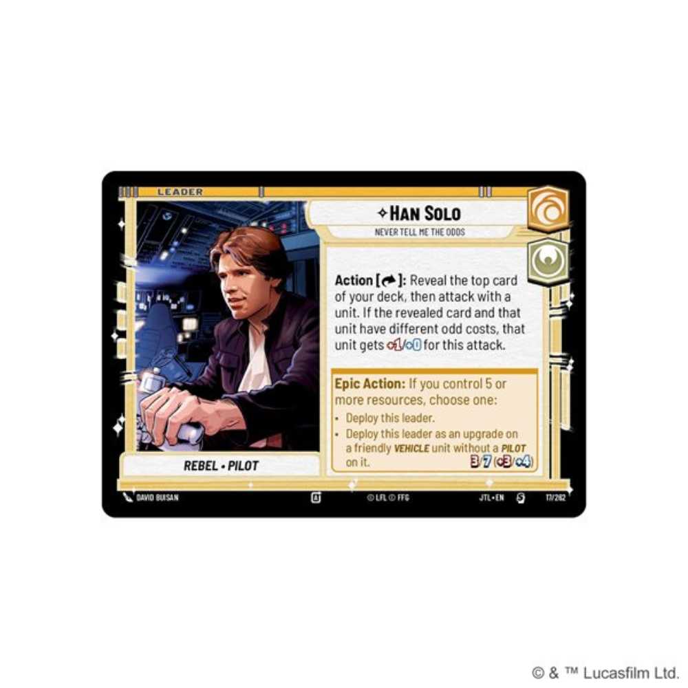 Star Wars: Unlimited-Jump to Lightspeed-Spotlight Deck: Han Solo