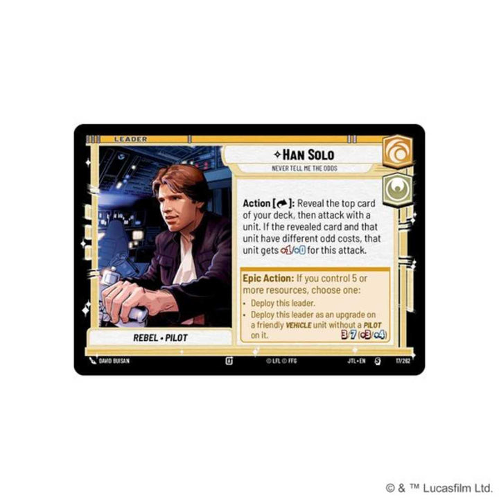 Star Wars: Unlimited-Jump to Lightspeed-Spotlight Deck: Han Solo