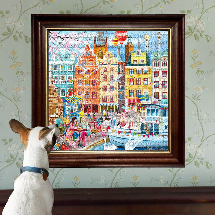 Stockholm eeBoo square puzzle 1000 pcs Achat en ligne à L'As des jeux