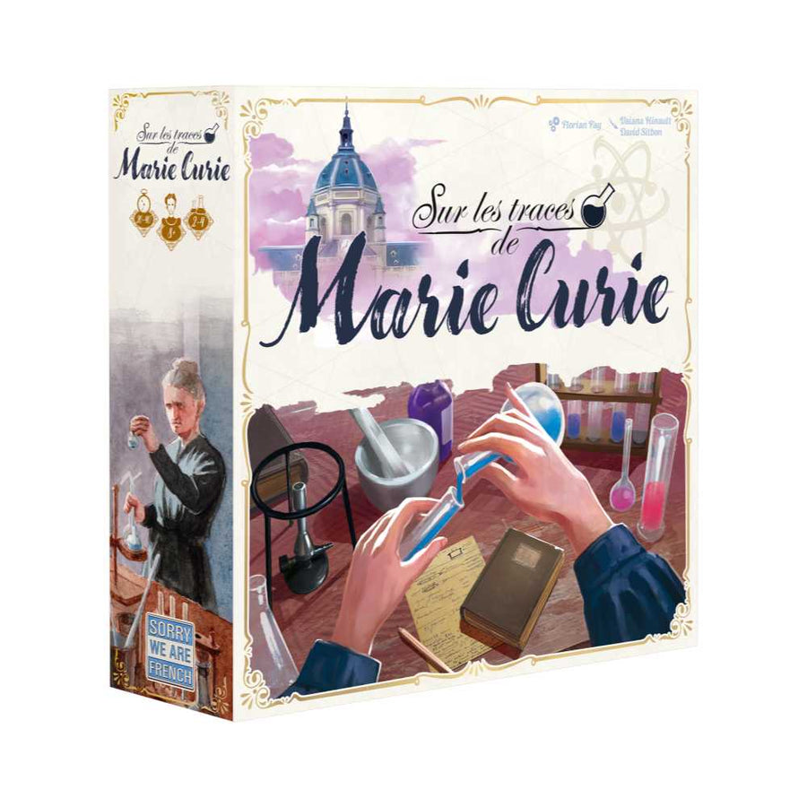 Sur les traces de Marie Curie jeu de socété familial - Achat en ligne