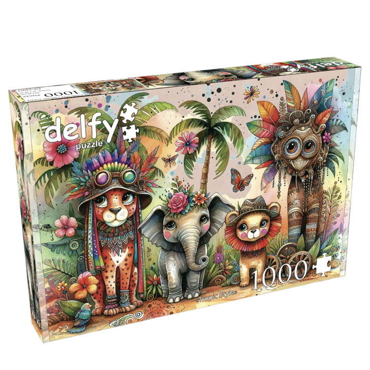 Tropic Style Casse-tête DELFY Puzzle 1000 pcs