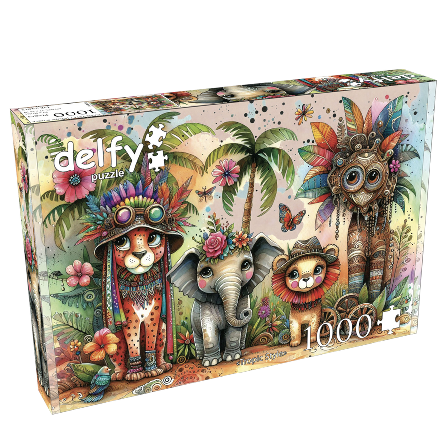 Tropic Style Casse-tête DELFY Puzzle 1000 pcs